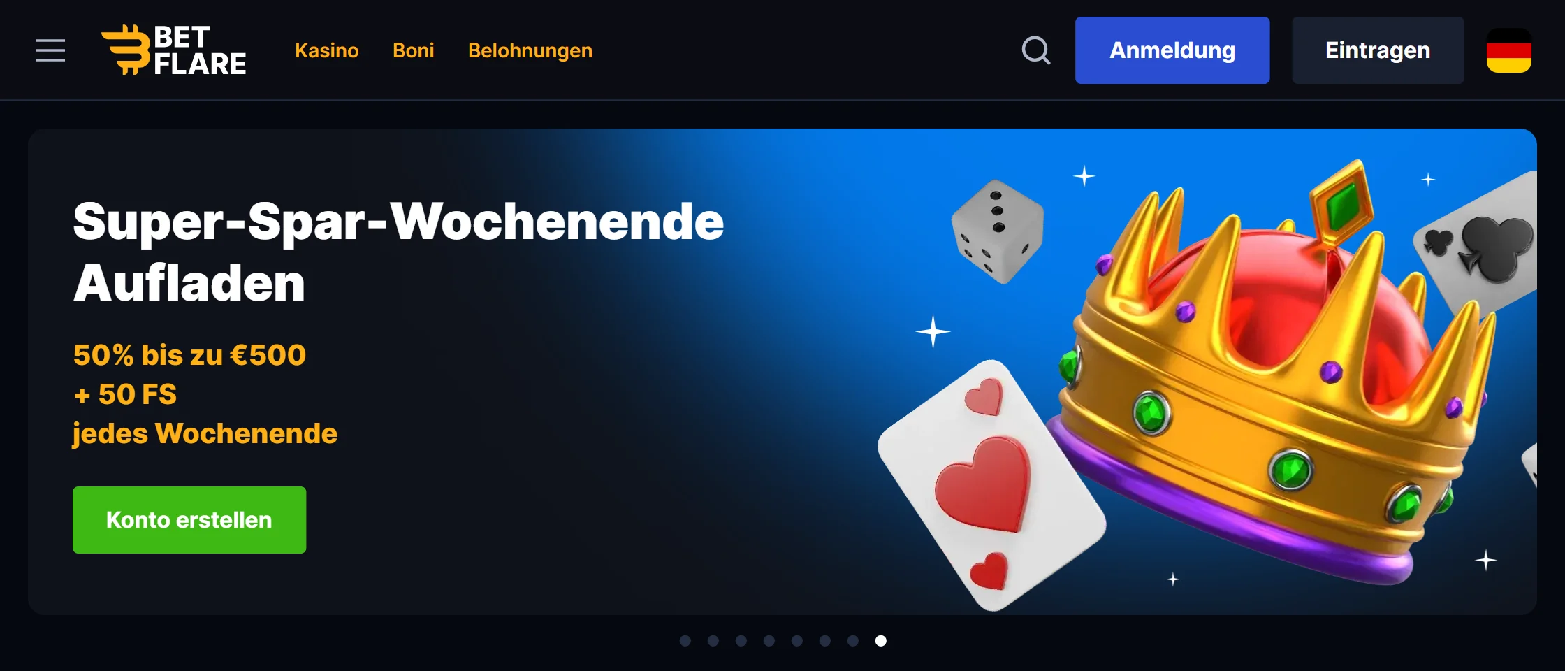 Betflare Homepage