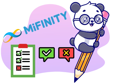 Auch bei den Zahlungsinformationen zu MiFinity schauen wir genau hin. Dabei prüfen wir die Mindest- und Höchstgrenzen für Ein- und Auszahlungen und ob bei dieser Zahlungsmethode Gebühren anfallen. Zudem achten wir auf weitere eventuelle Bedingungen.