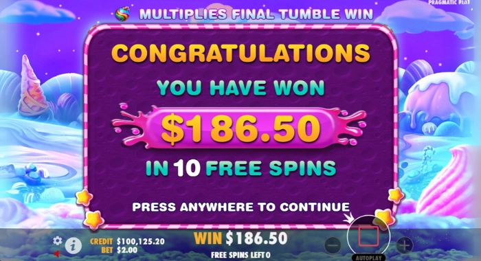 Sweet Bonanza Spielverlauf 3