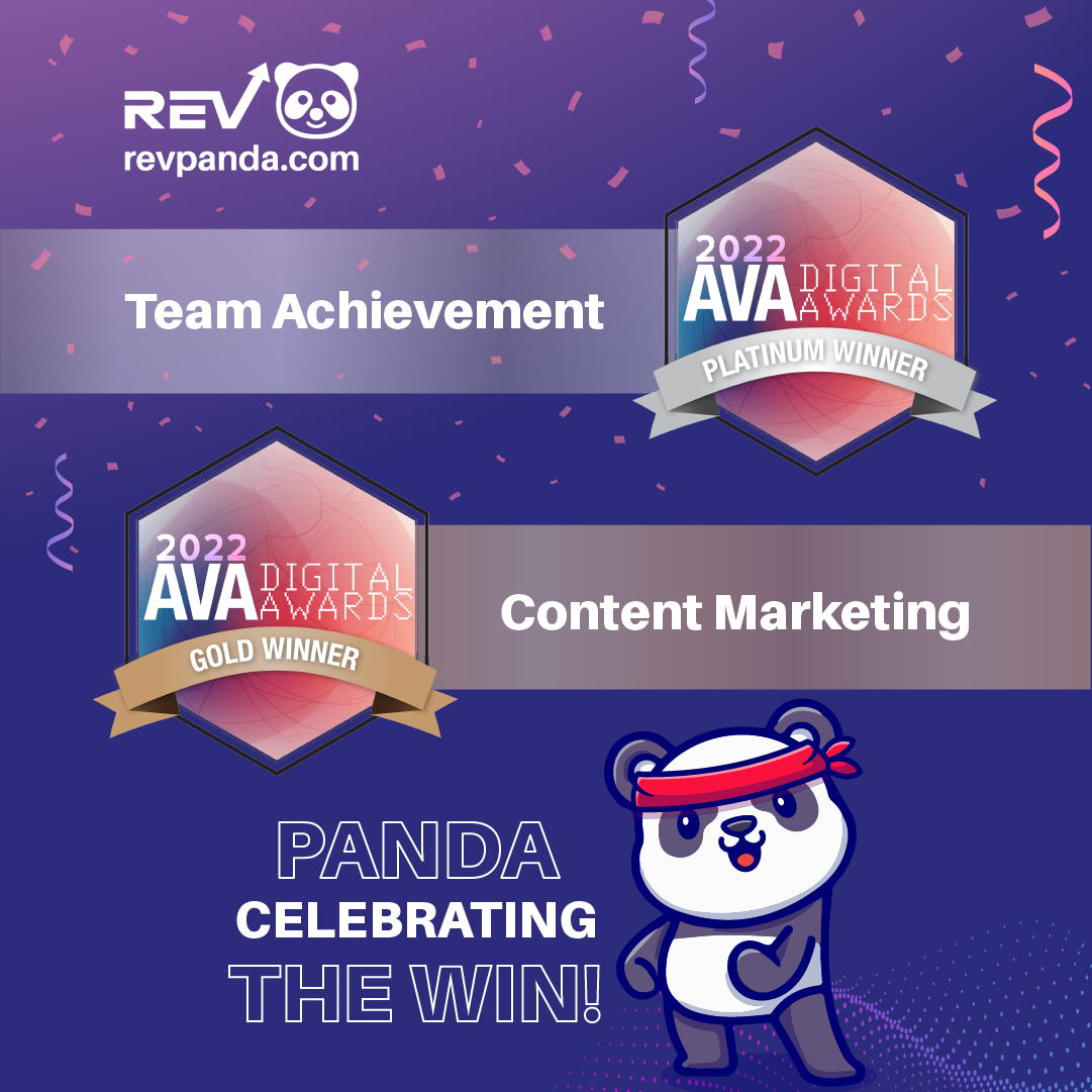 revpanda celebrating ava digital awards