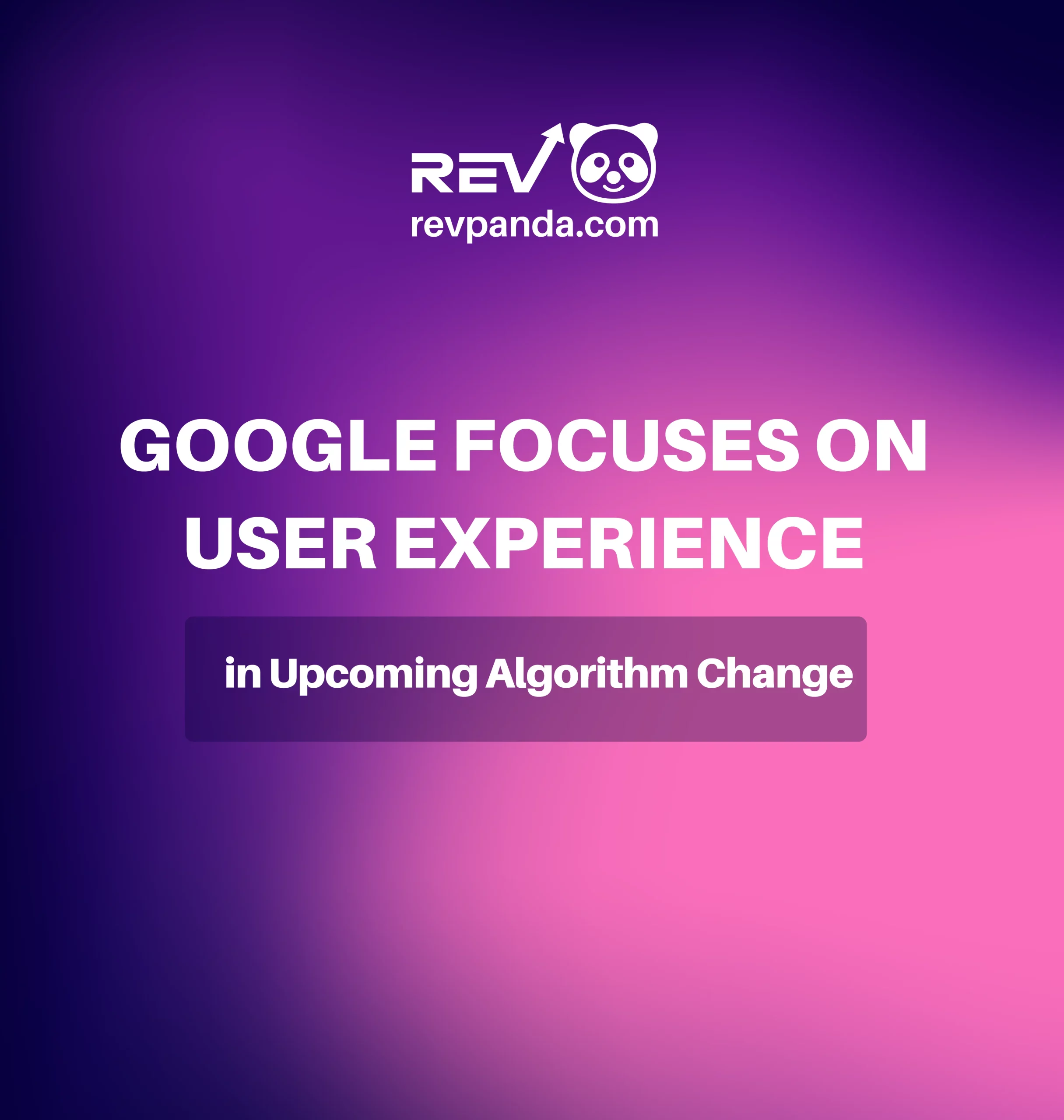 google focuses on user experience