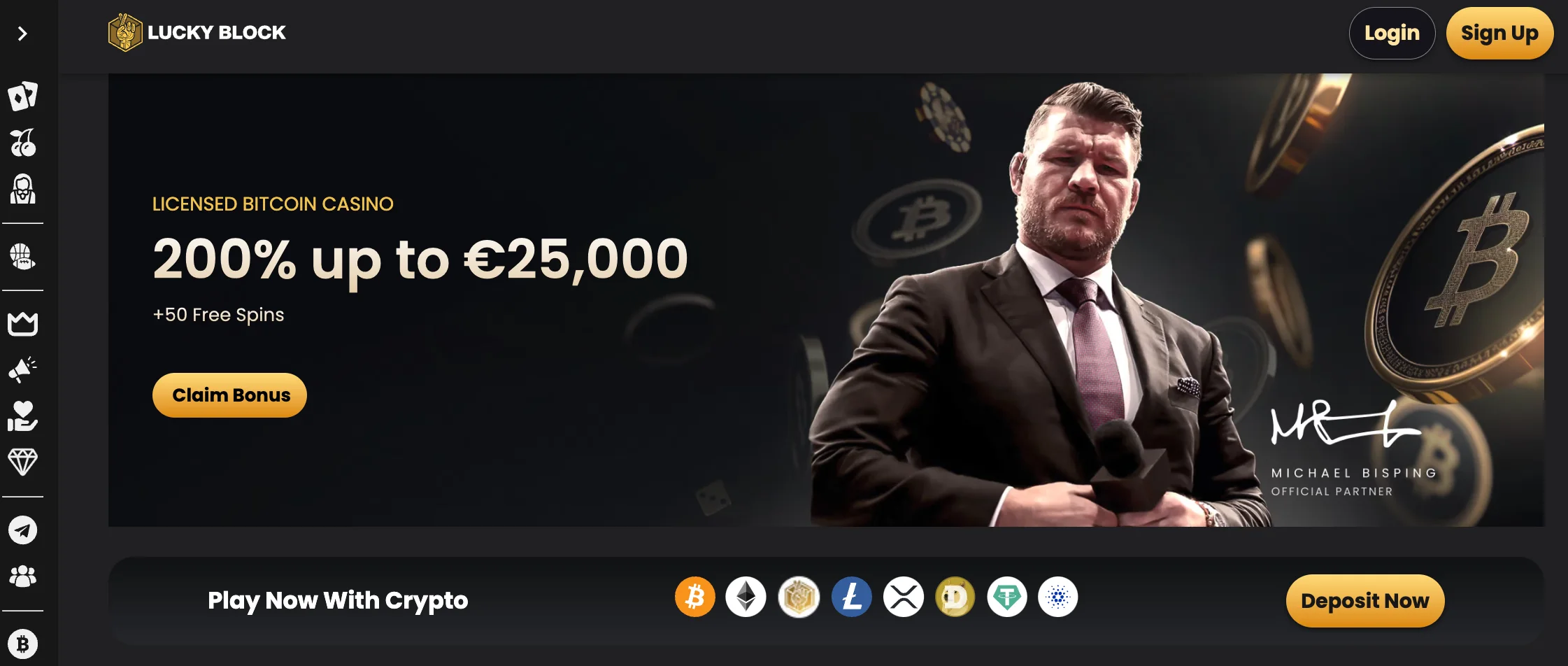 Lucky Block Homepage