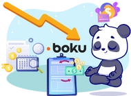 Panda is meditating and flying with a