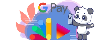 Panda with G Pay logo
