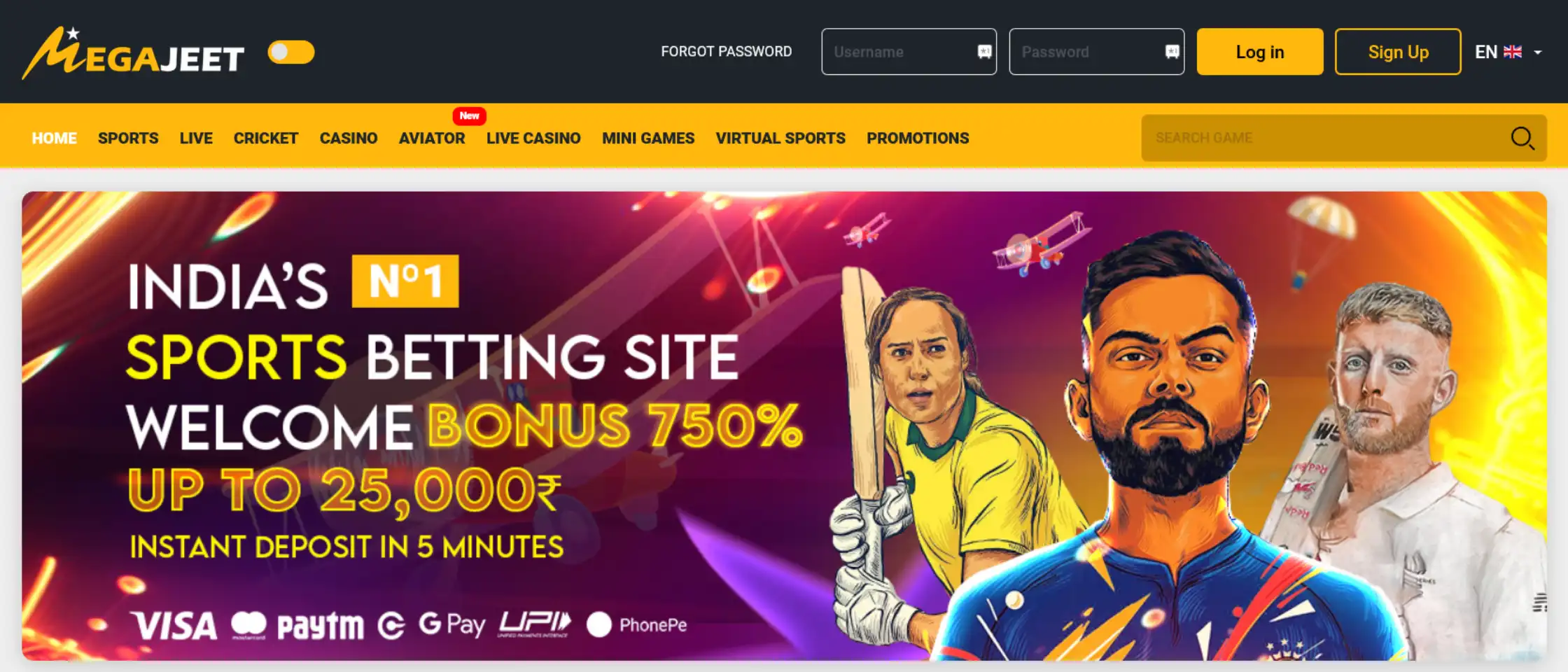Megajeet Home Page