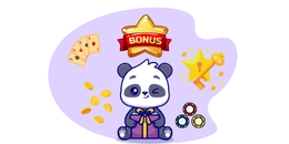 Banda with gift box and golden "bonus" text