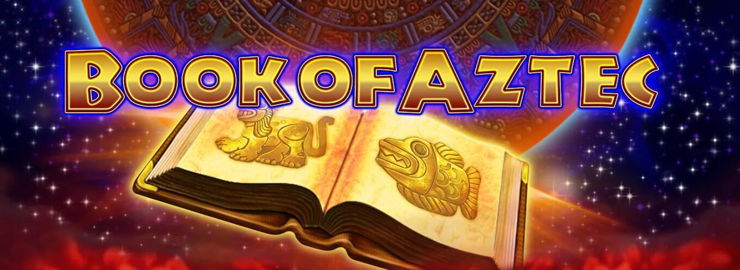 Book of Aztec slot game logo