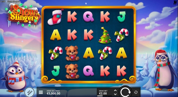A screenshot of a slot machine game called