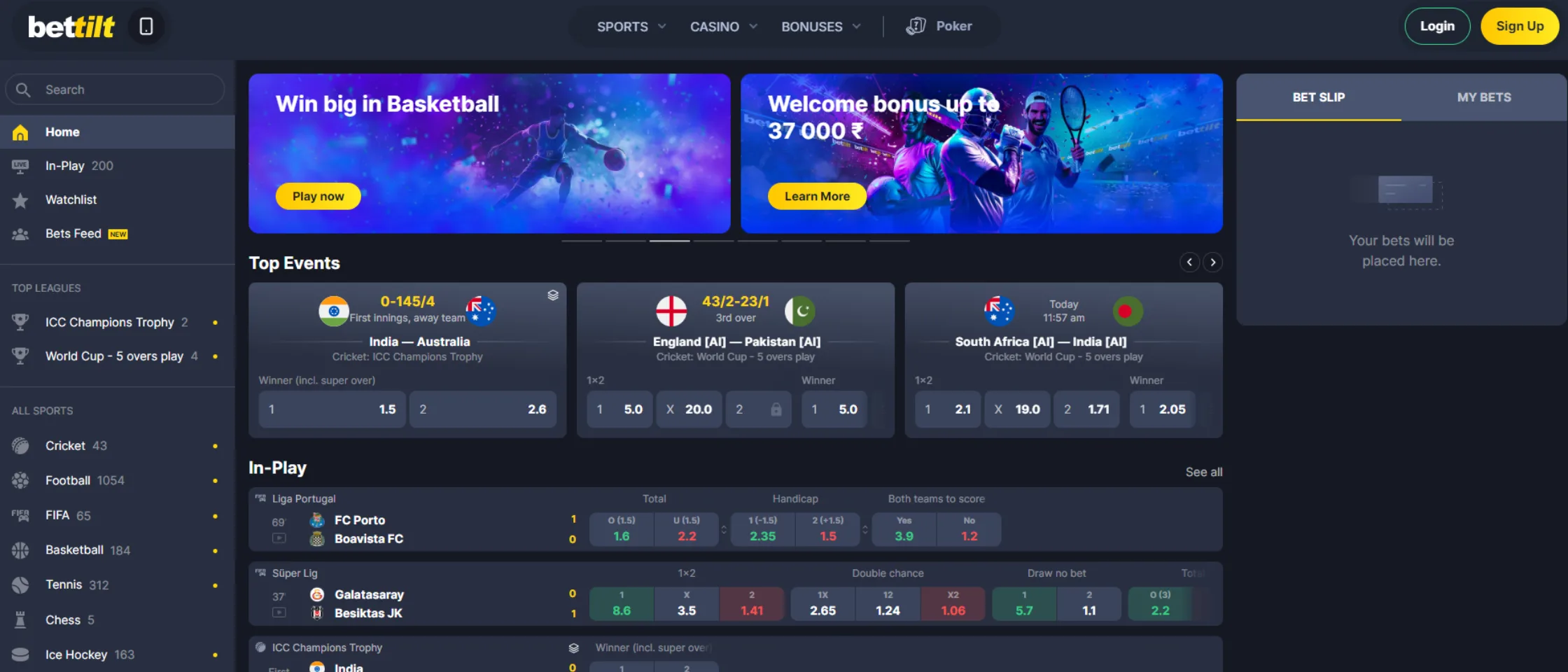 Bettilt sportsbook