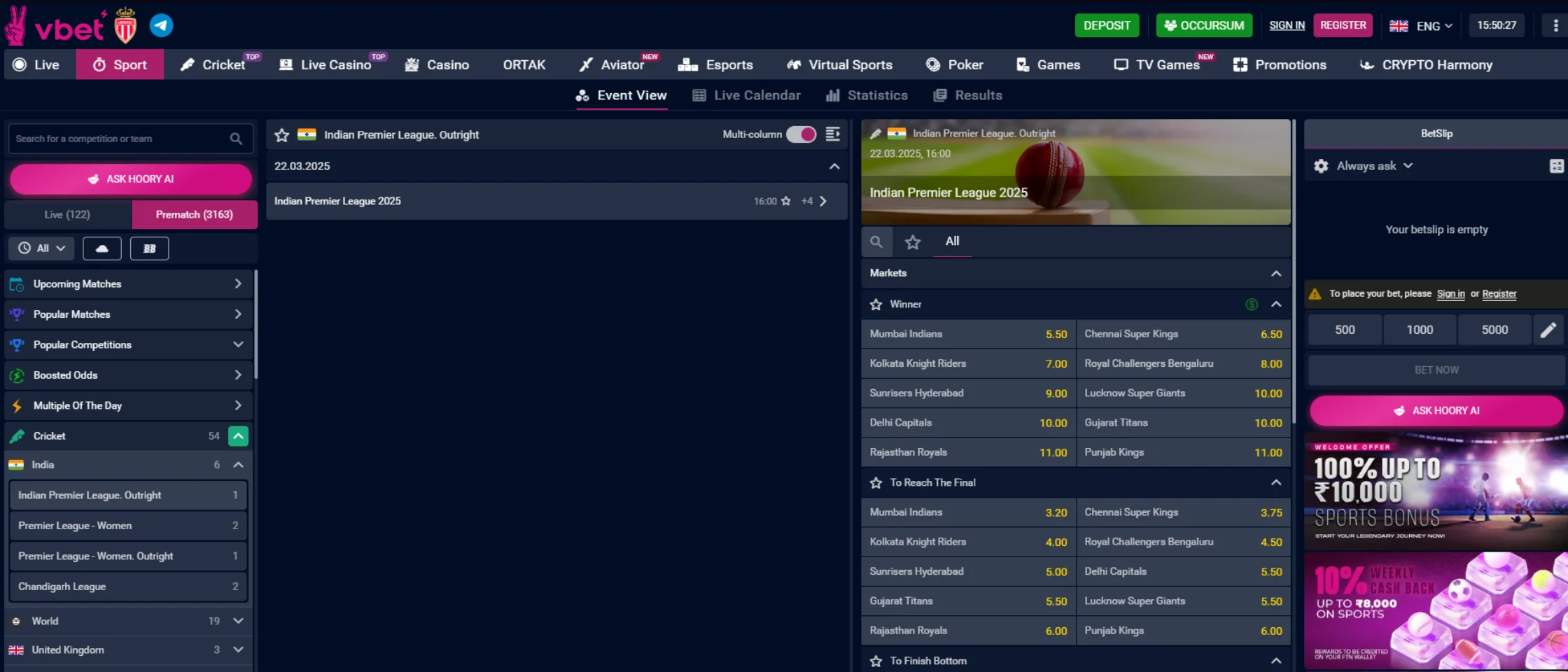 vbet sports