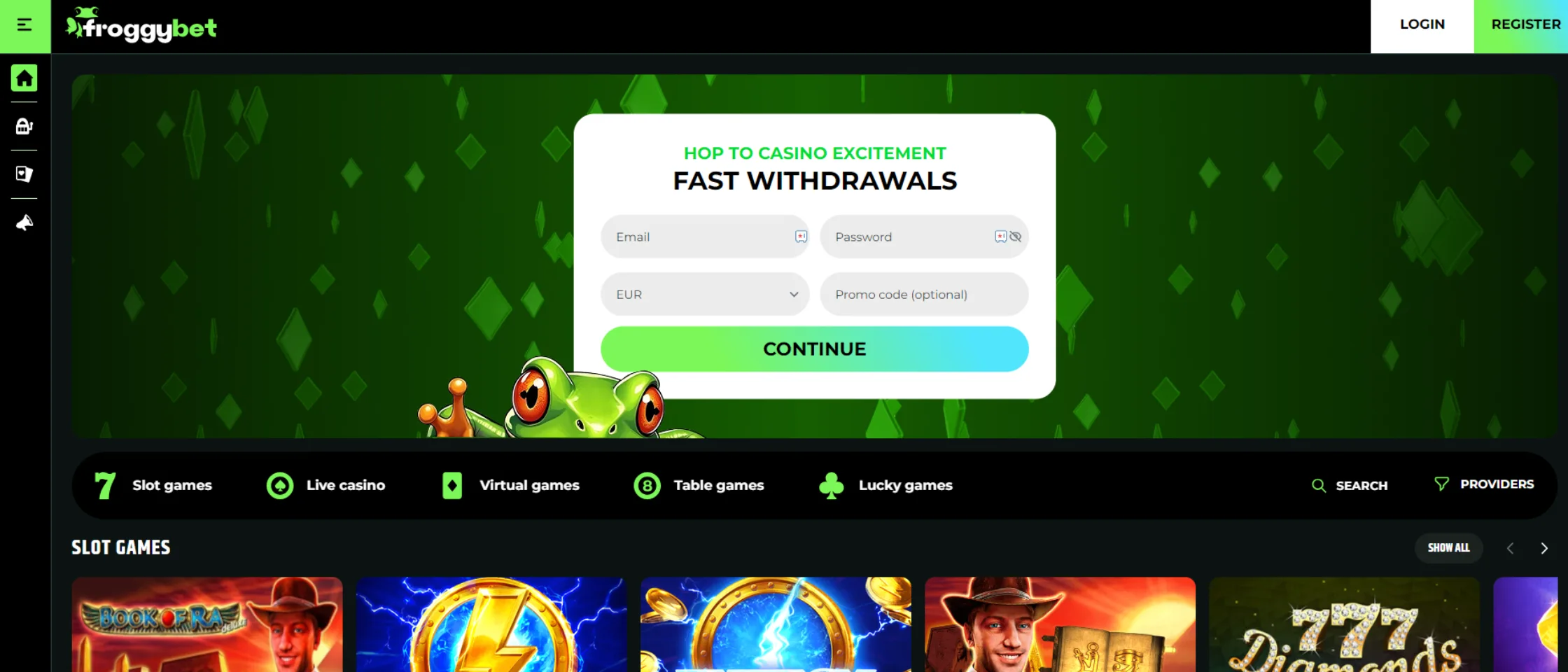 froggybet review