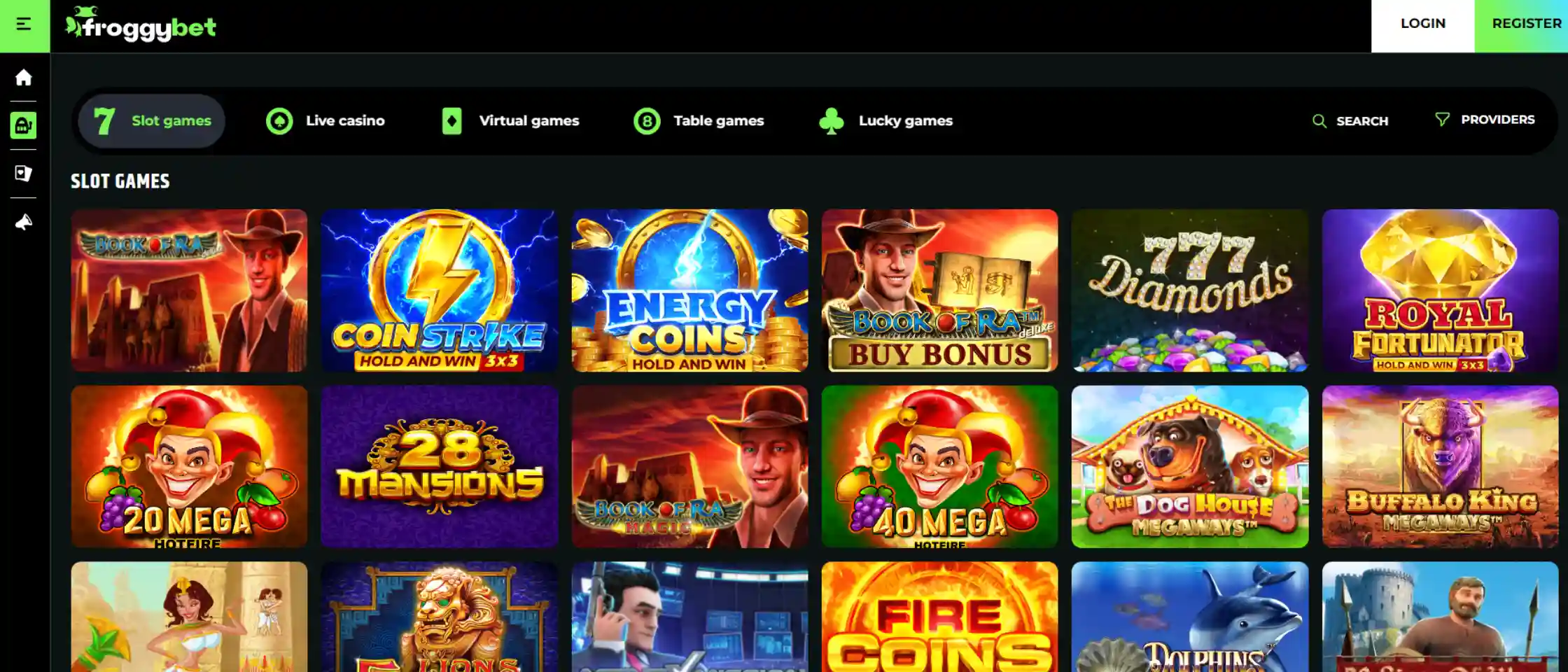 froggybet games