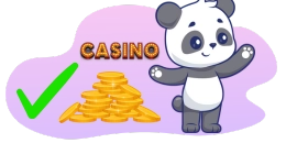Panda choosing a casino to play slot