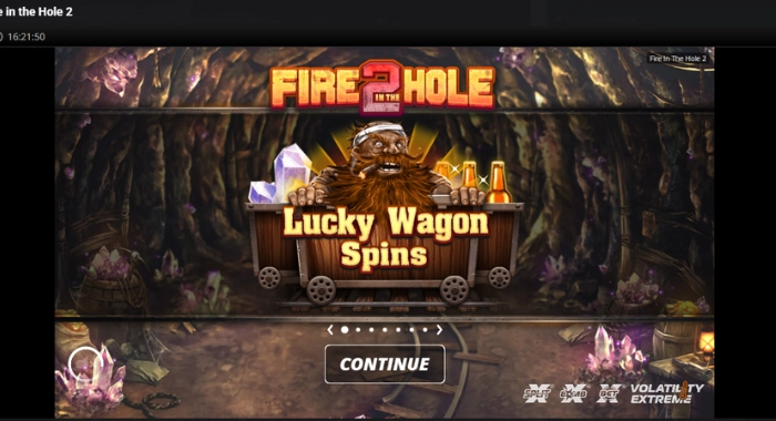 Fire in the Hole Slot 2 Gameboard