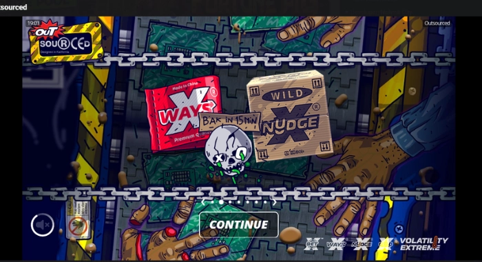 Outsourced Slot Gameplay Layout
