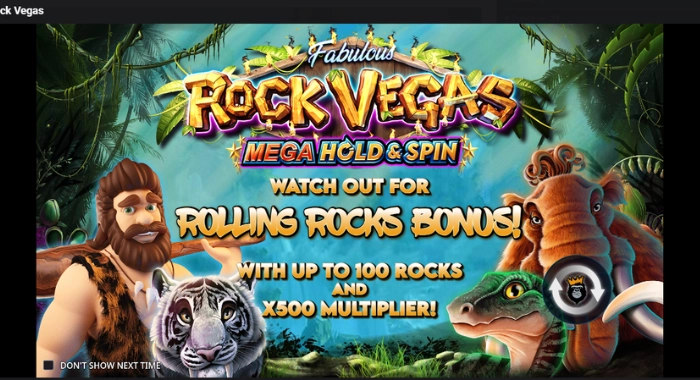 Rock Vegas Slot Gameplay Layout