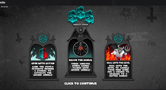 SixSixSix Slot Gameplay Continue to Play