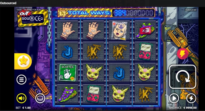Outsourced Slot Gameplay Symbols