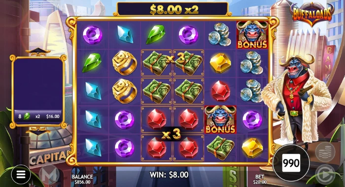 Buffaloads gameplay 1